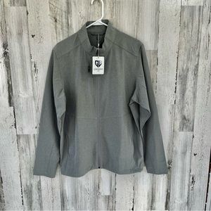 Graham Luxe 1/4 Zip Pullover Size Medium Color-Ultimate Gray NWT